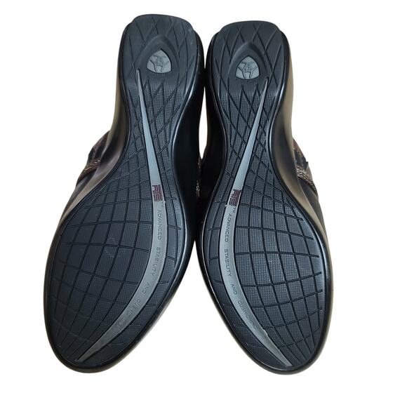 Ariat Black Brown Leather Clogs Mules Shoes Western Equestrian Horse Style 9 B - Picture 4 of 6